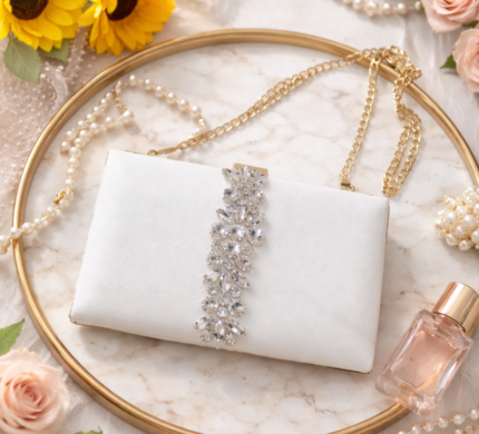 کیف عروس مدل الماس